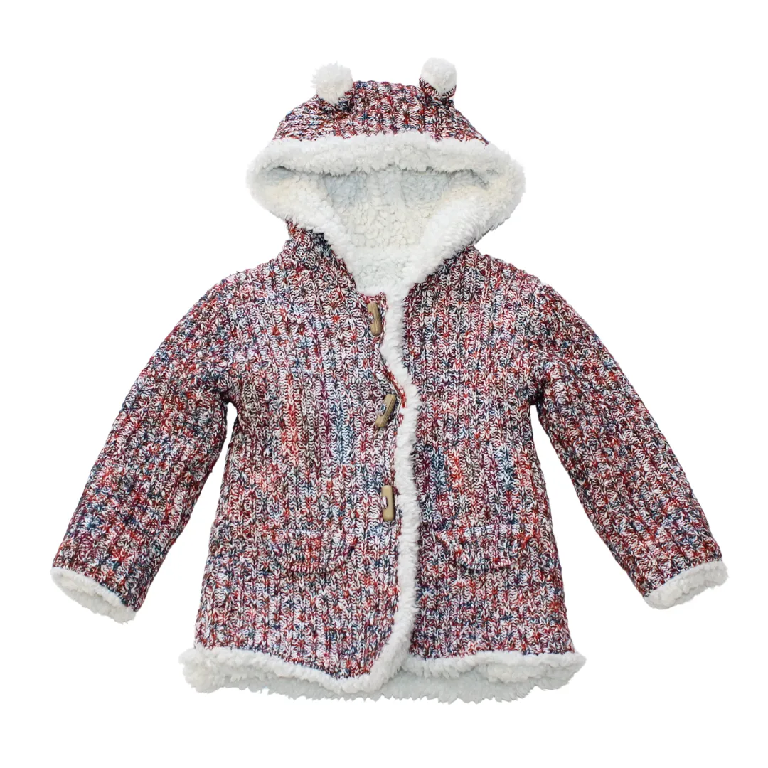 Multi Shaggy Lined Cardi