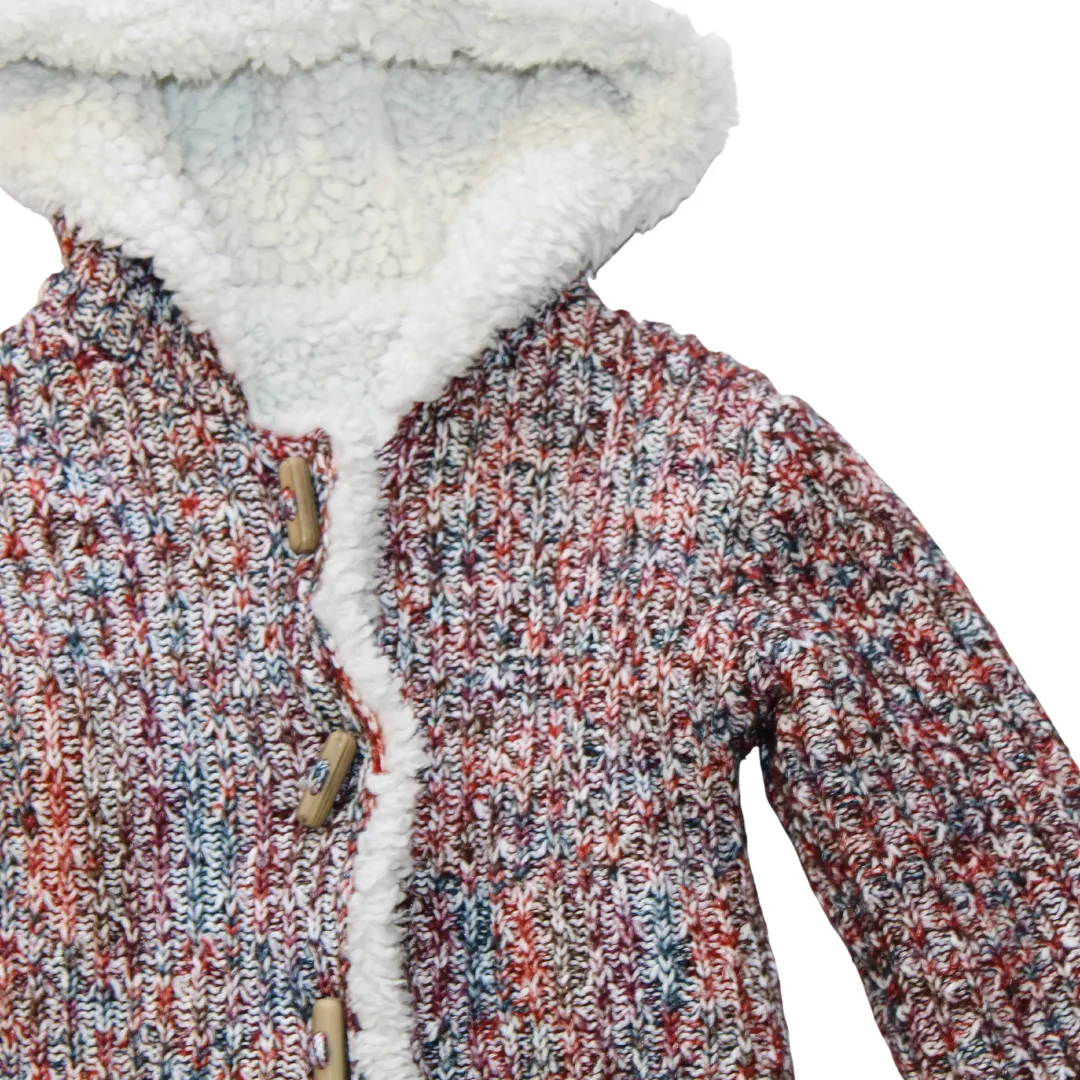Multi Shaggy Lined Cardi