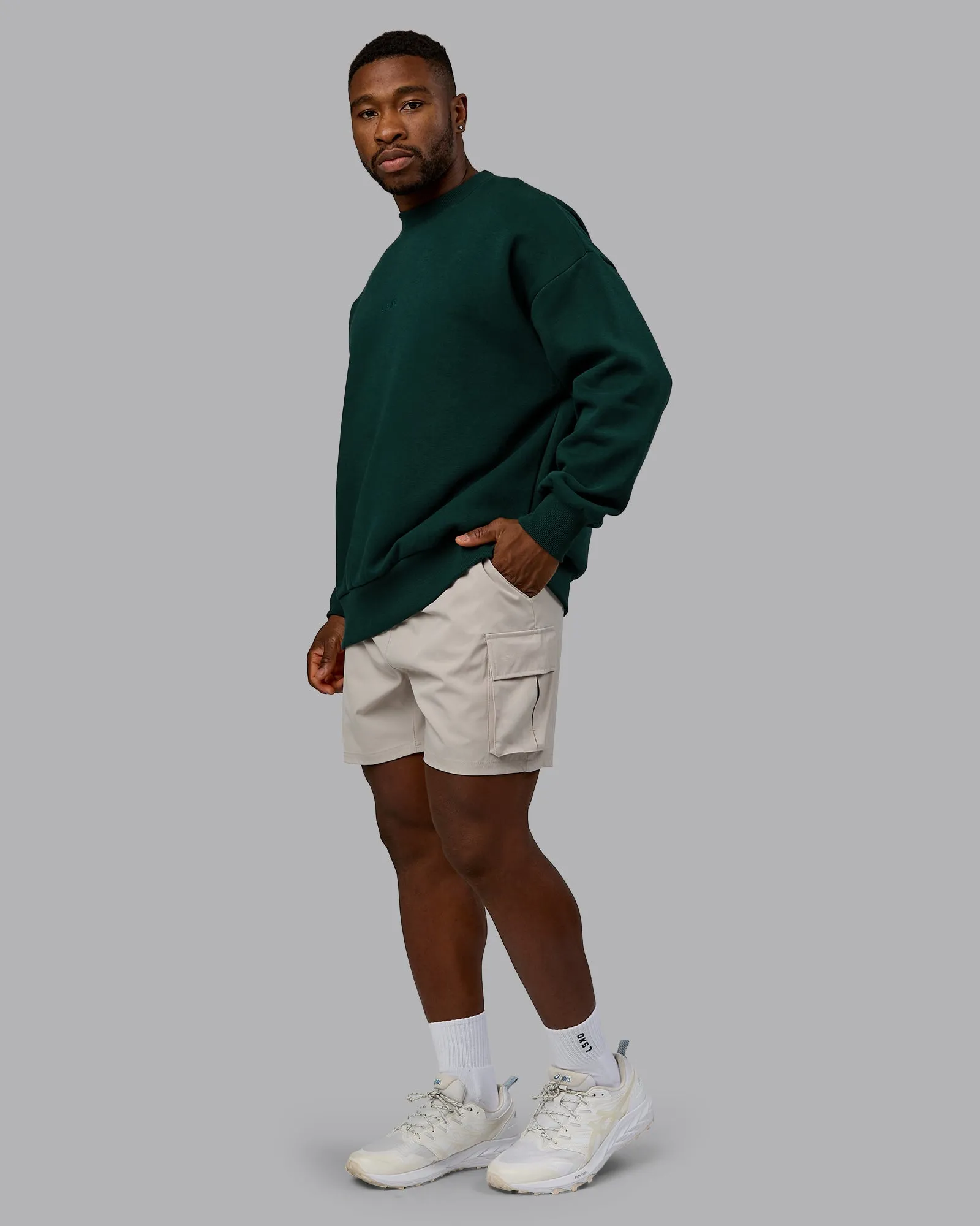 MVP Oversized Sweater - Dark Moss