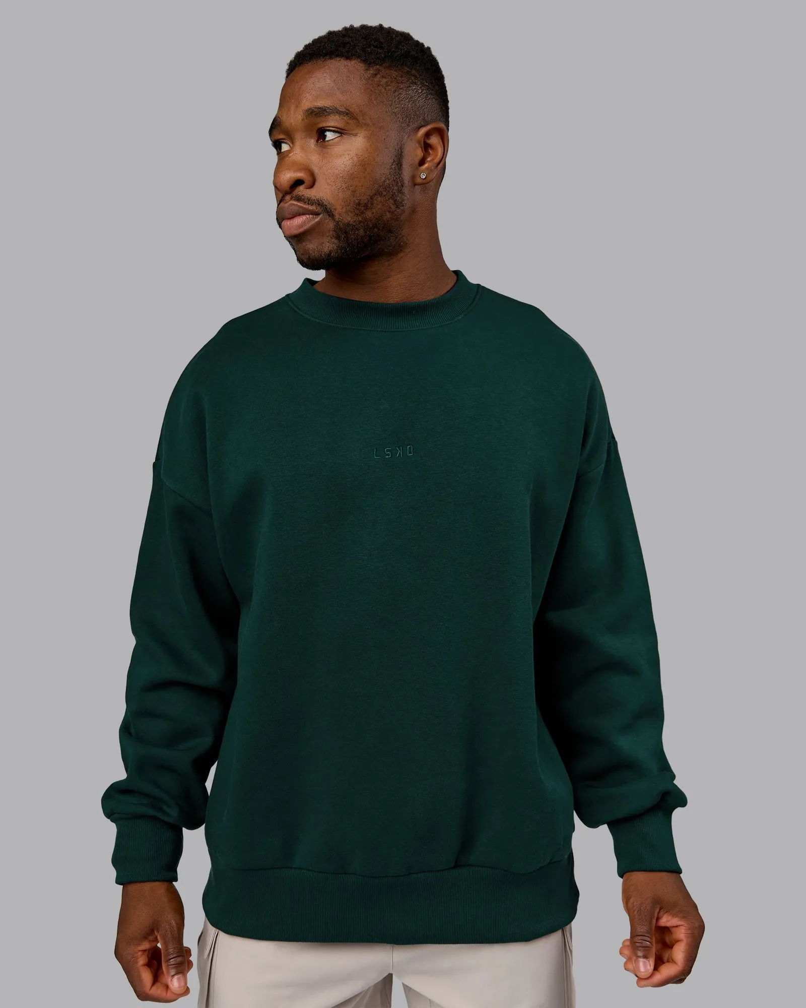 MVP Oversized Sweater - Dark Moss