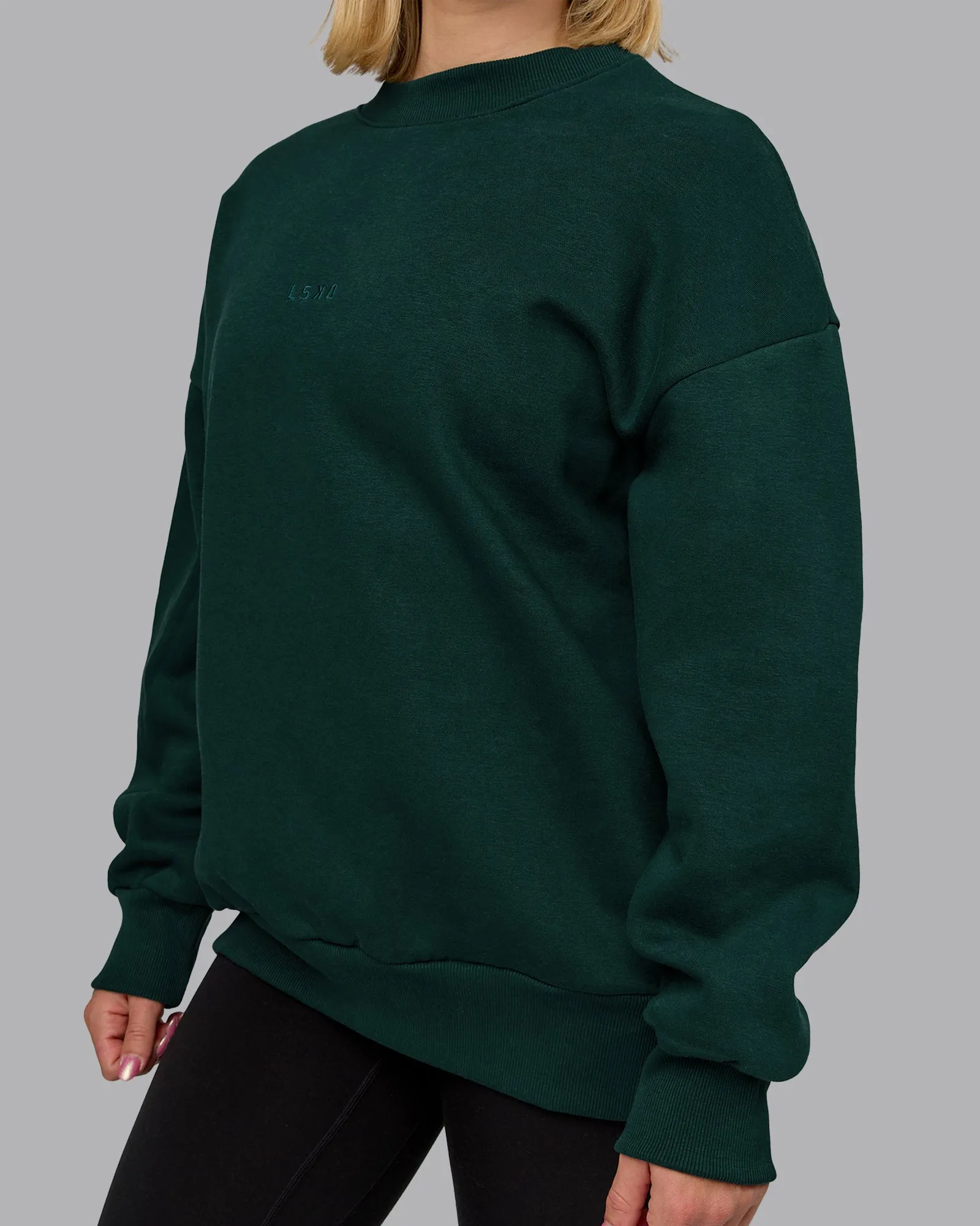 MVP Oversized Sweater - Dark Moss