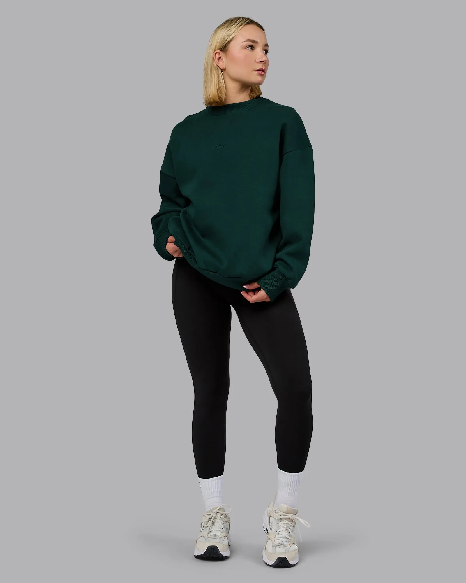 MVP Oversized Sweater - Dark Moss