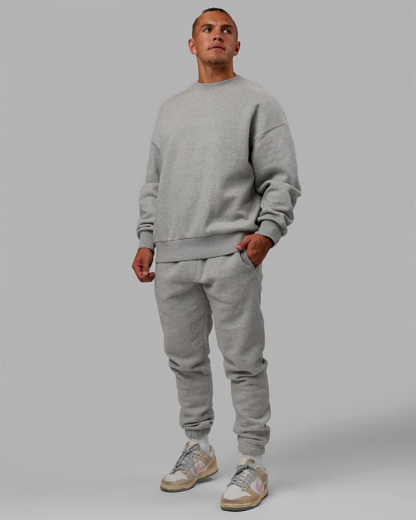MVP Track Pant - Lt Grey Marl