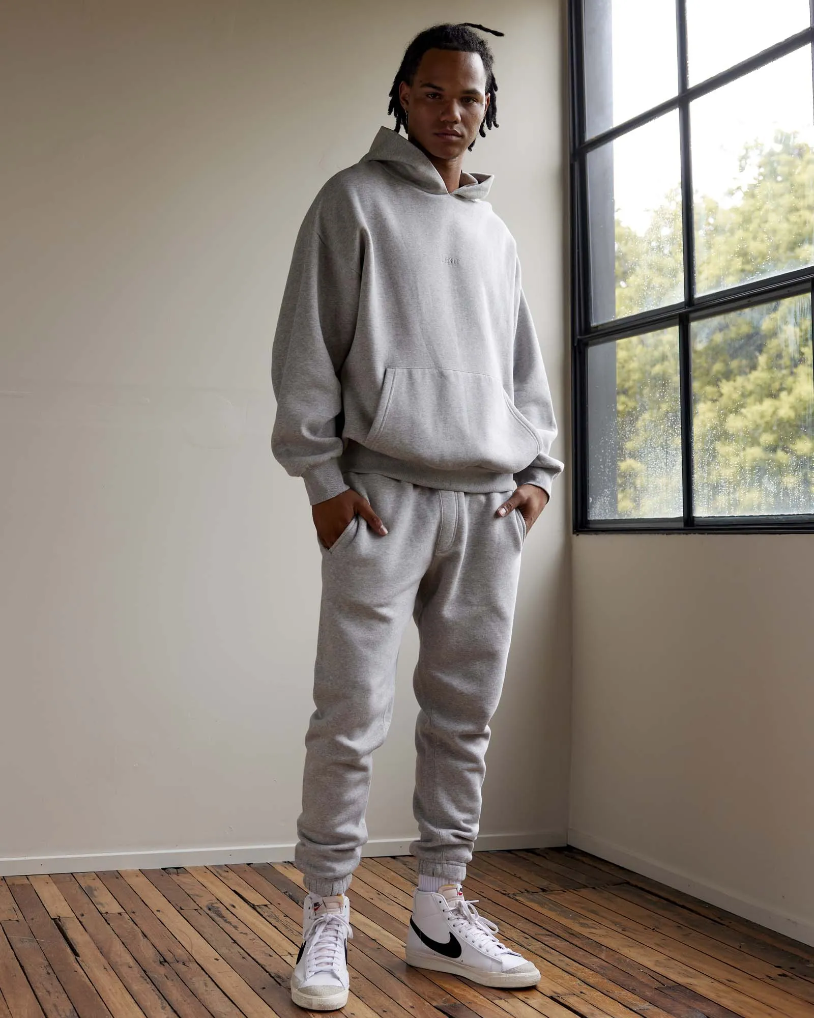 MVP Track Pant - Lt Grey Marl
