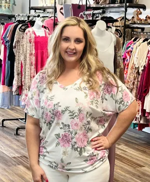 My Forever Floral Dolman- in store- sale