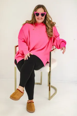 My Valentine Sweater in Pink