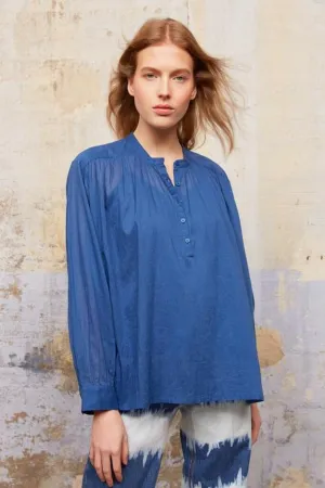 NAHEL OVERSIZED COTTON BLOUSE