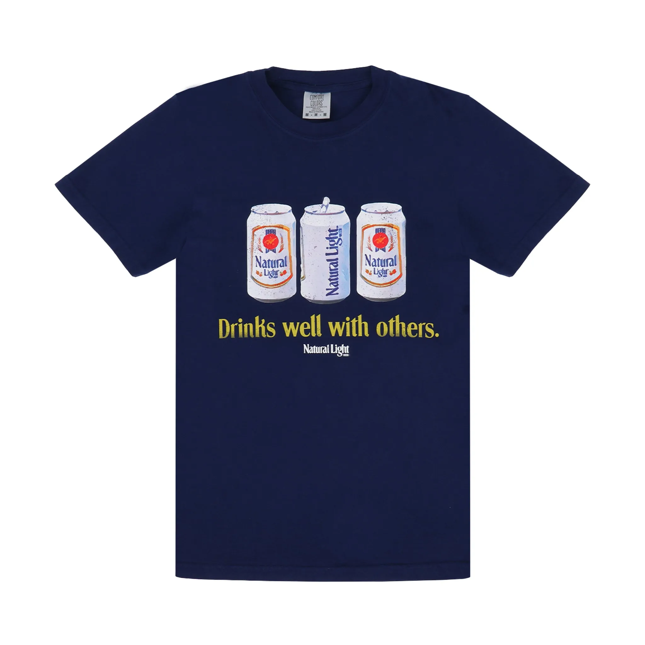 Natural Light Drinks Well With Others T-Shirt