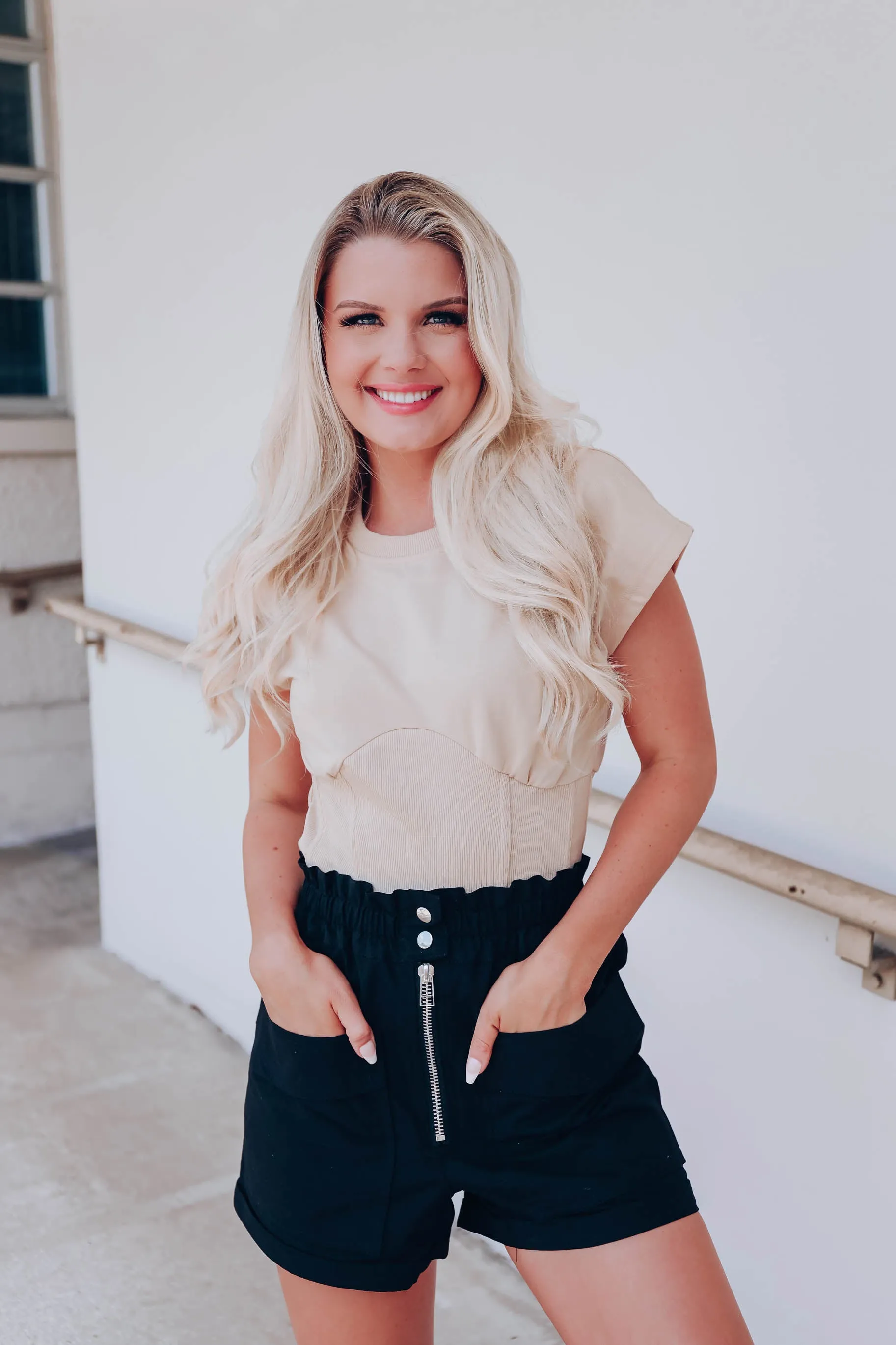 Naturally Sweet Crop Top - Taupe