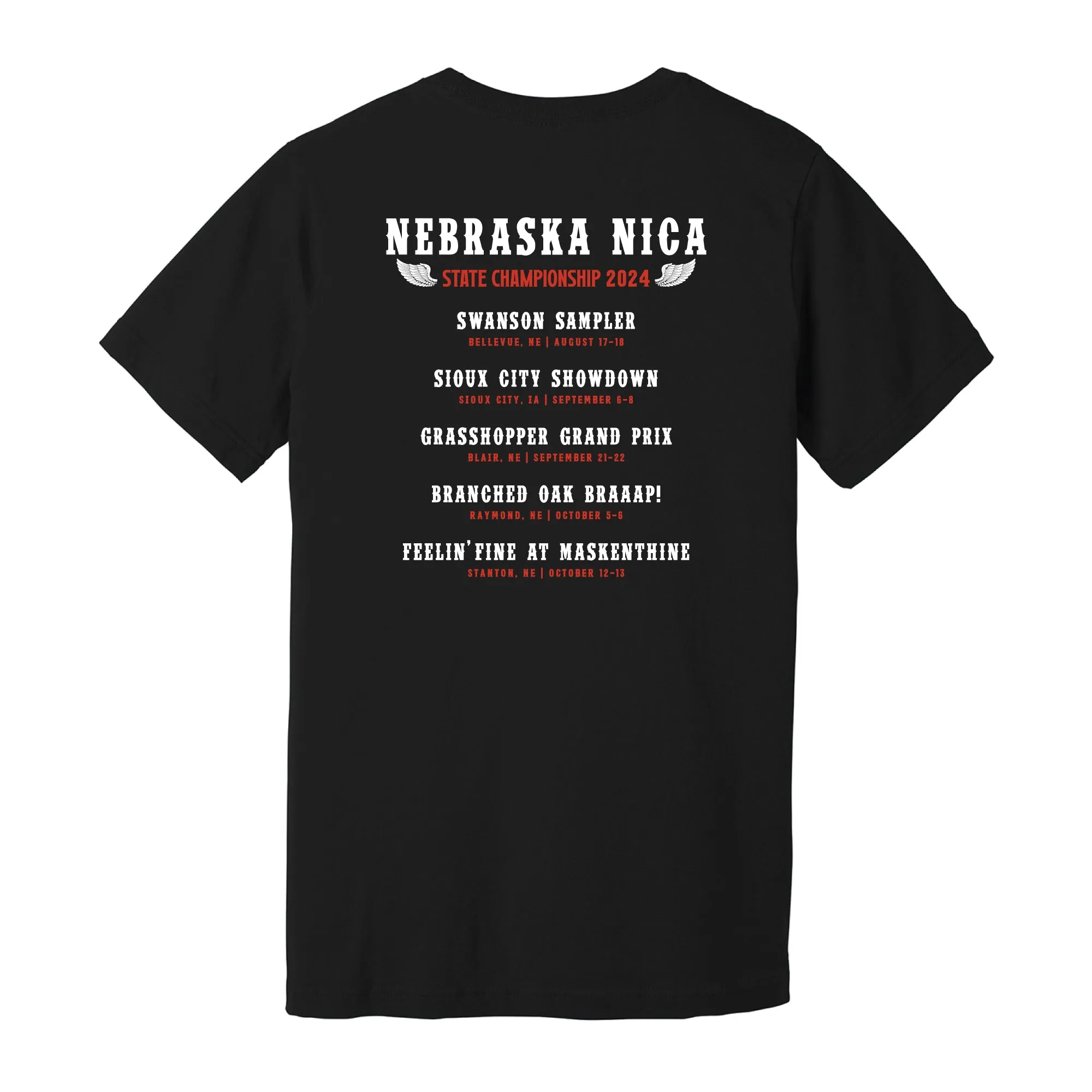 Nebraska NICA 2024 Championship Tee