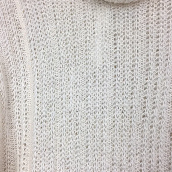NET Susana Monaco Turtleneck Oversized Sweaters Pullover Loose Knit Jumper