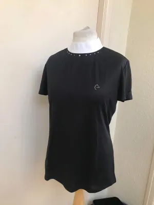 New black equitheme pleated gem shirts FREE POSTAGE*