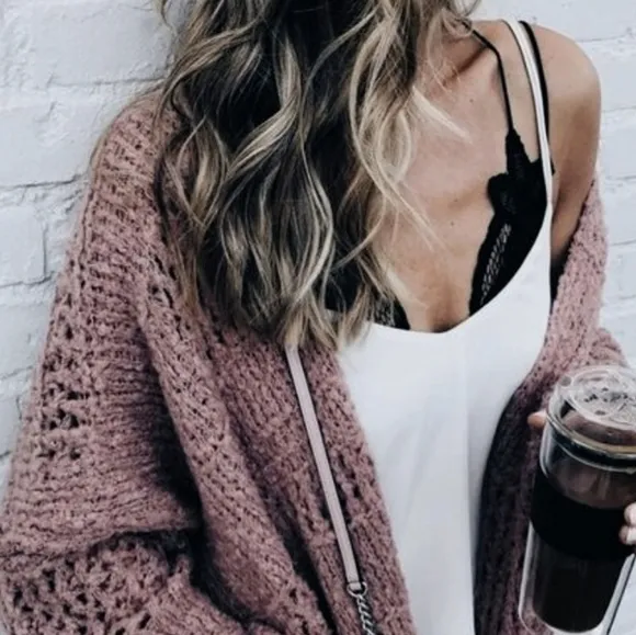 NEW Boho Strappy Crochet Lace Halter Bralette Black
