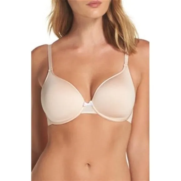 NEW Chantelle C-Ideal Underwire T-Shirt Bra 1951 C19510 Beige 36DD #81531