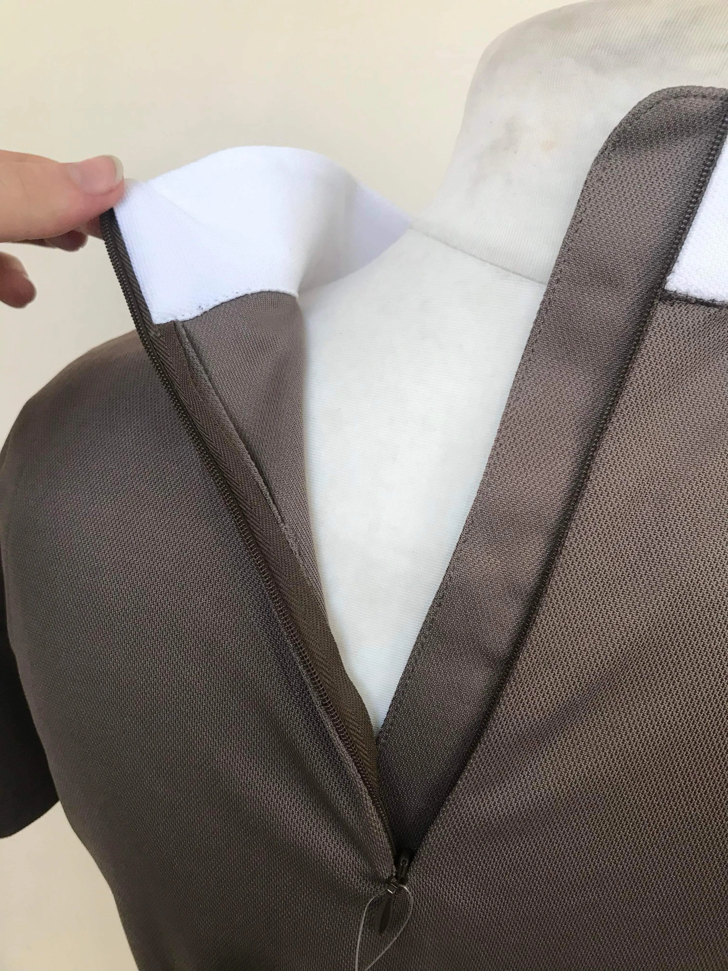 New equitheme mocha shirts with pleated bling collar FREE POSTAGE*