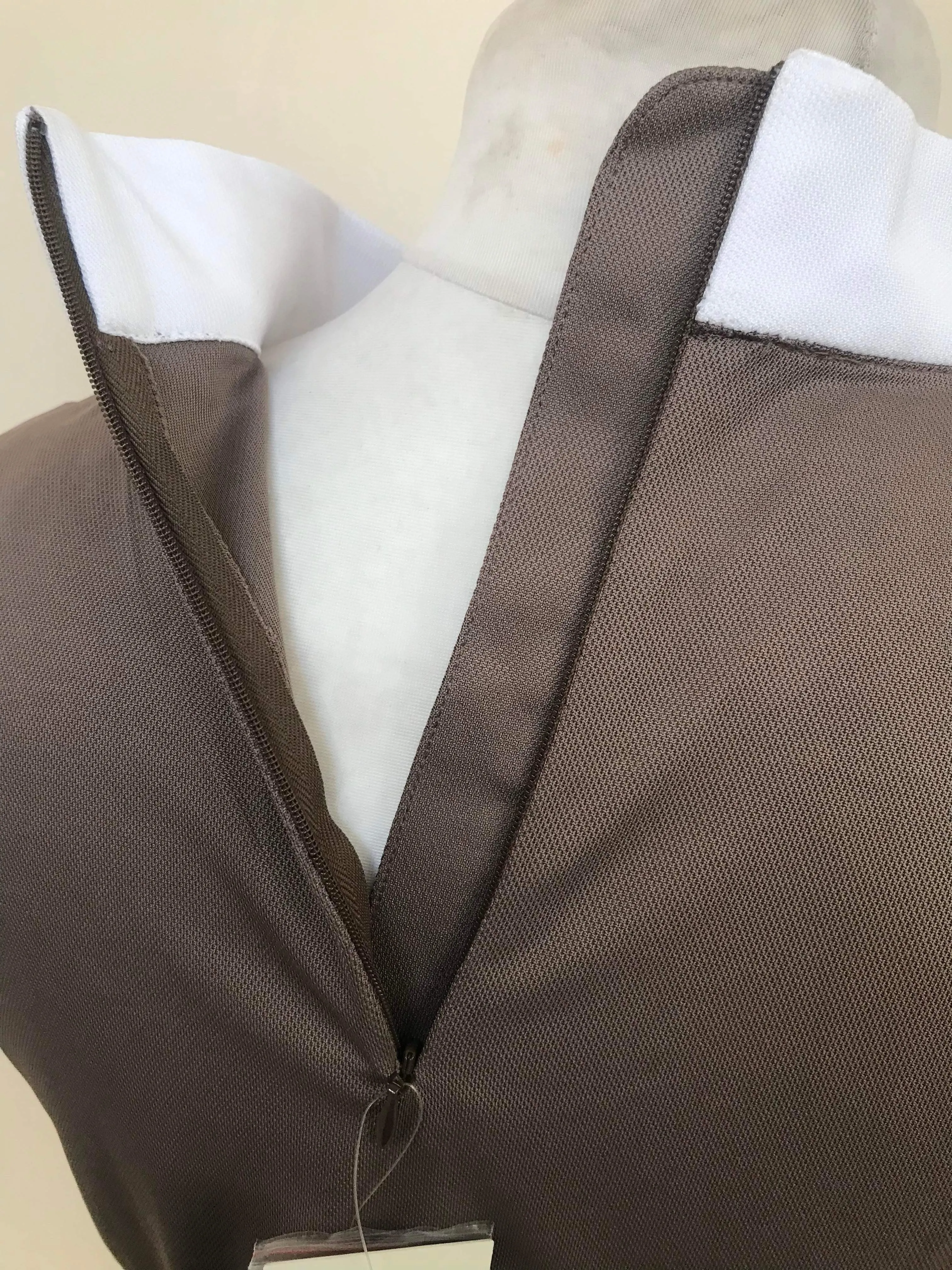 New equitheme mocha shirts with pleated bling collar FREE POSTAGE*
