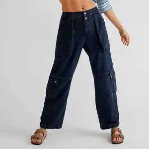 New Free People We The Free Marx Slouchy Cargo Jeans