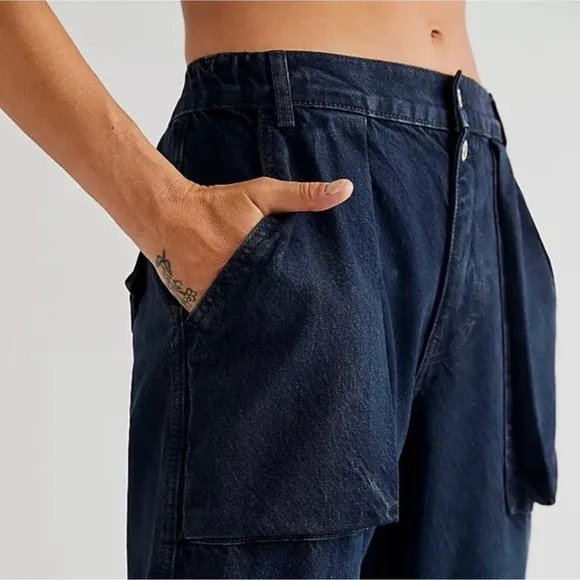 New Free People We The Free Marx Slouchy Cargo Jeans