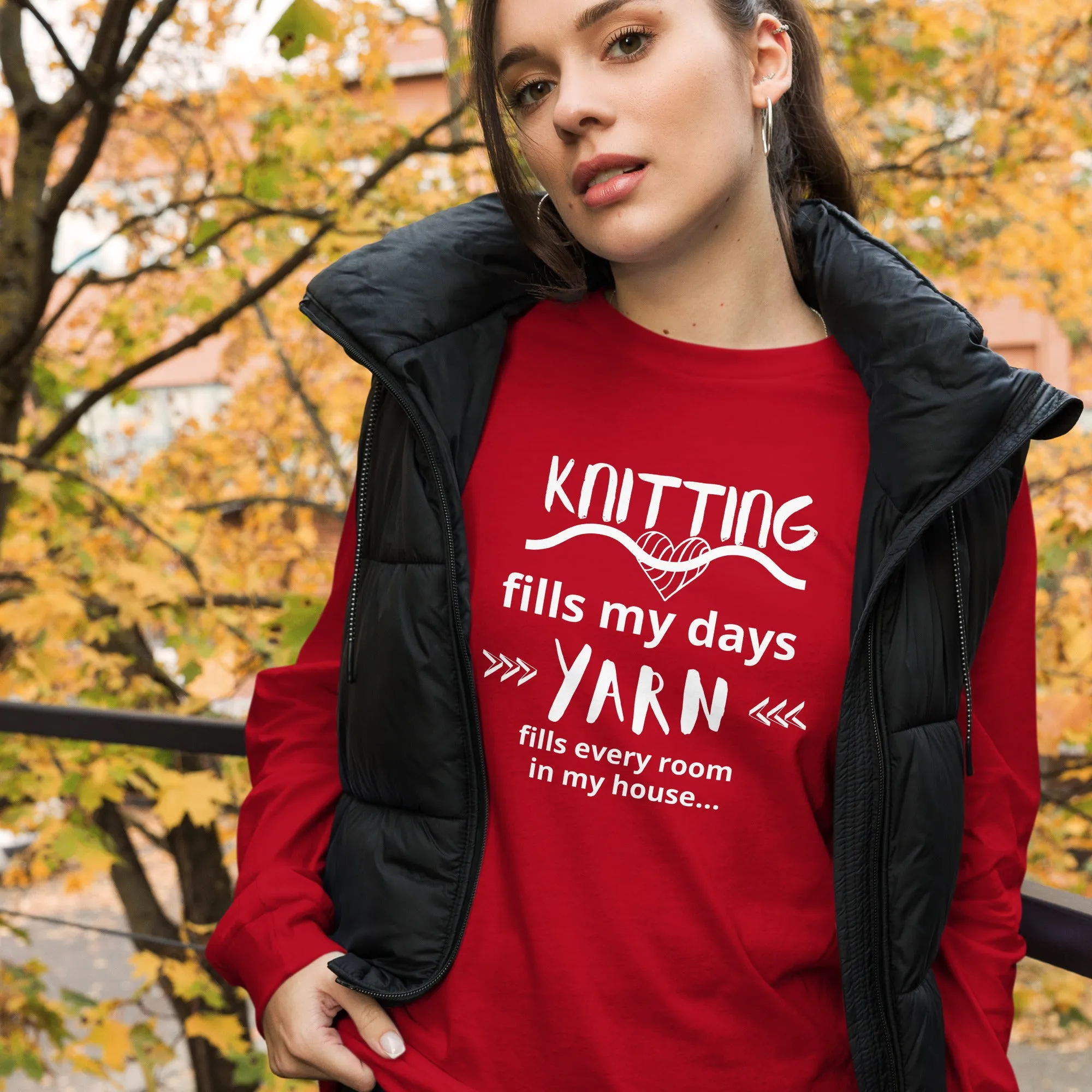 NEW! Knitting fills my days.....