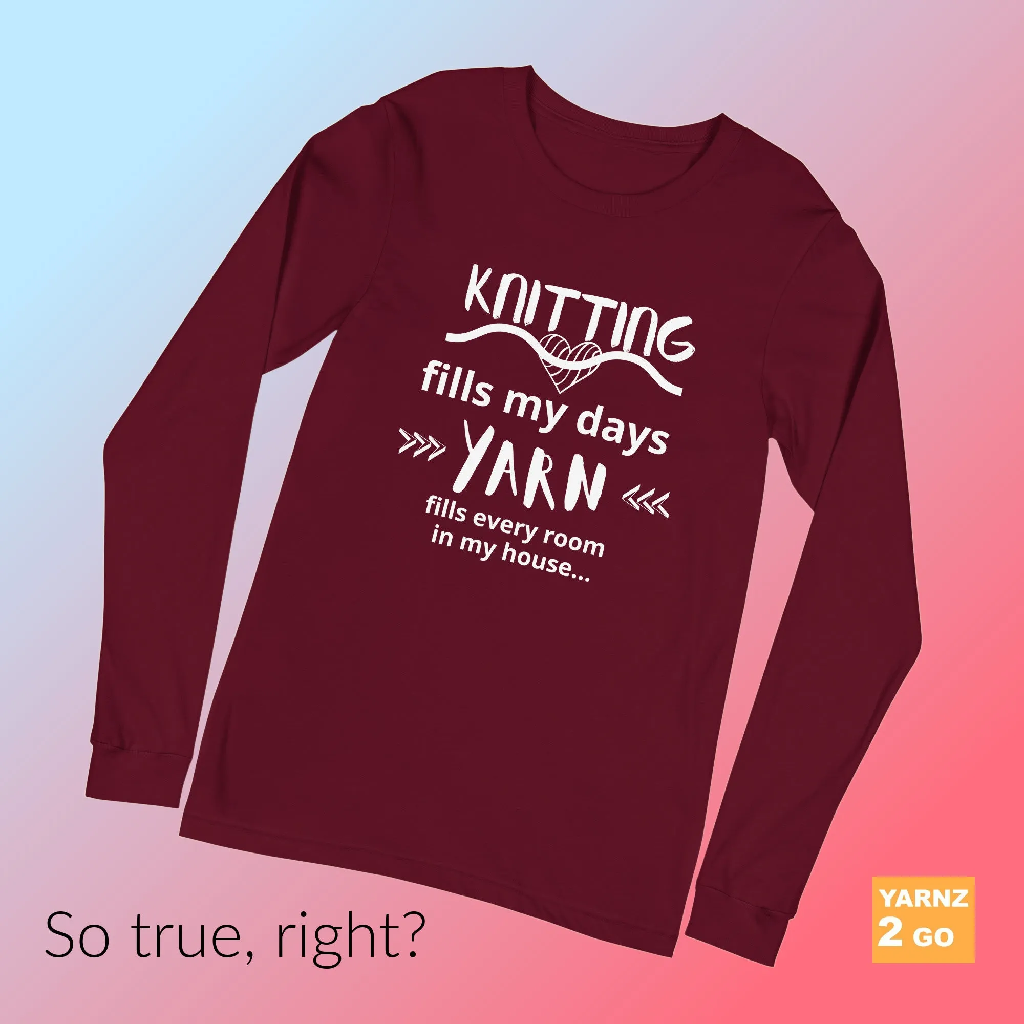 NEW! Knitting fills my days.....