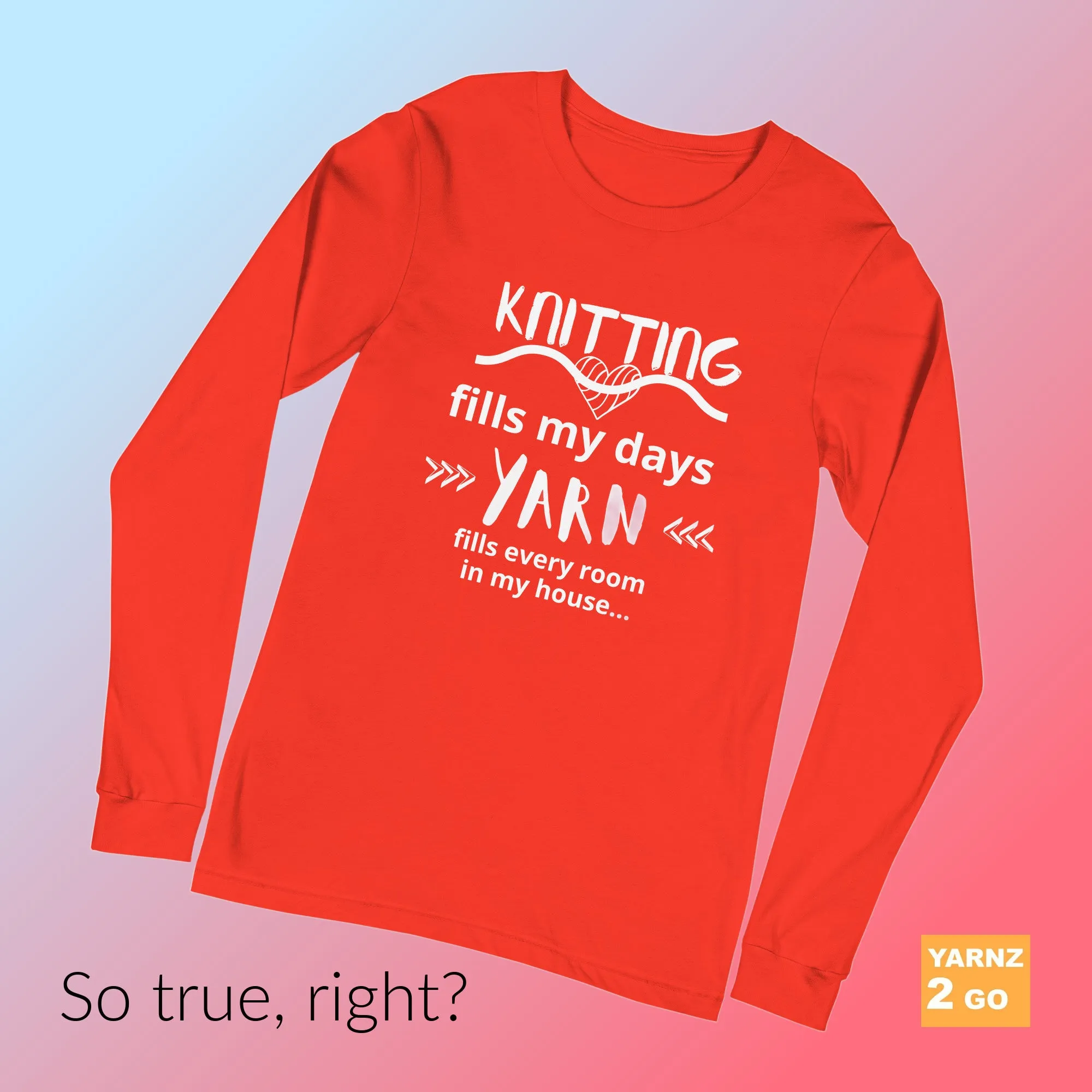 NEW! Knitting fills my days.....