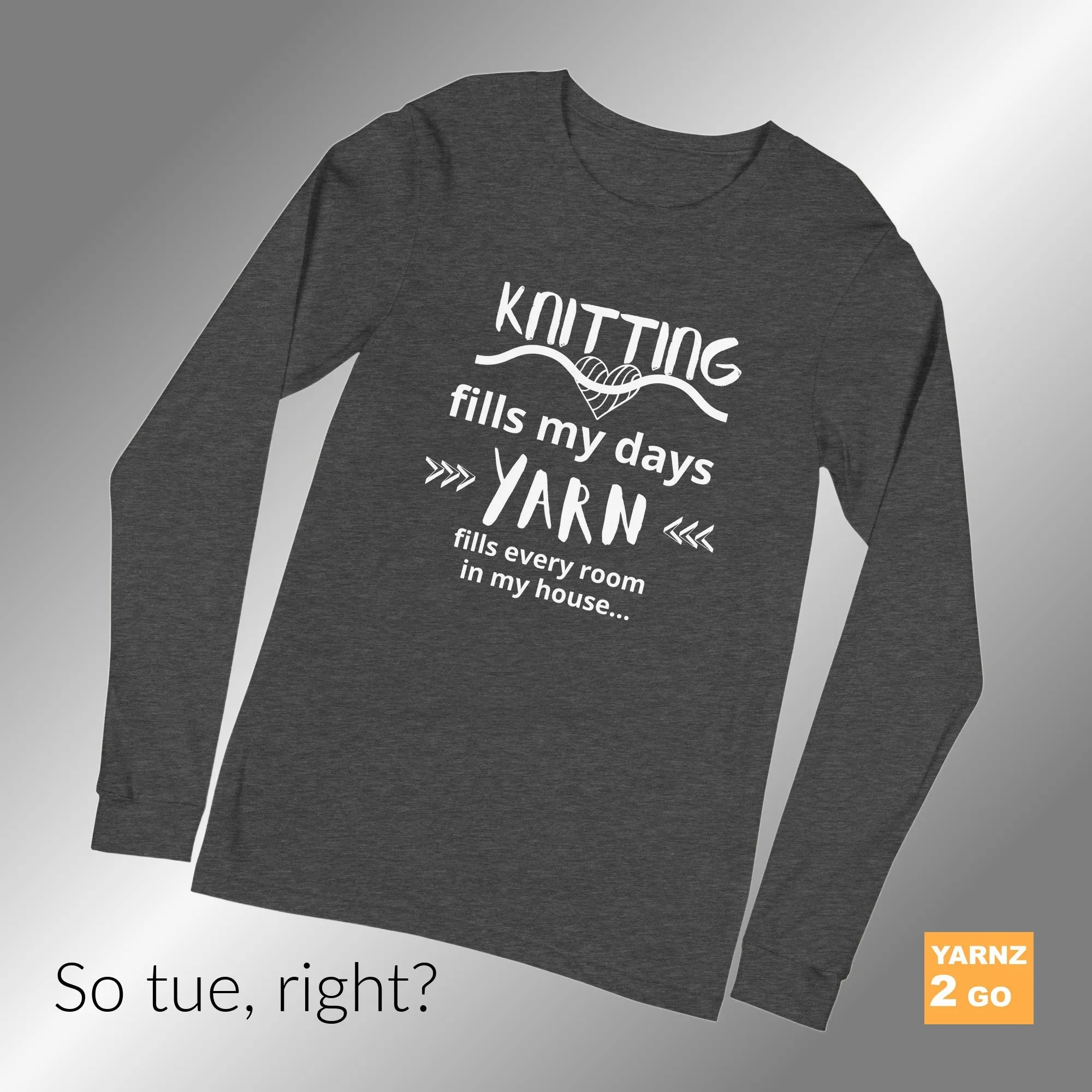 NEW! Knitting fills my days.....