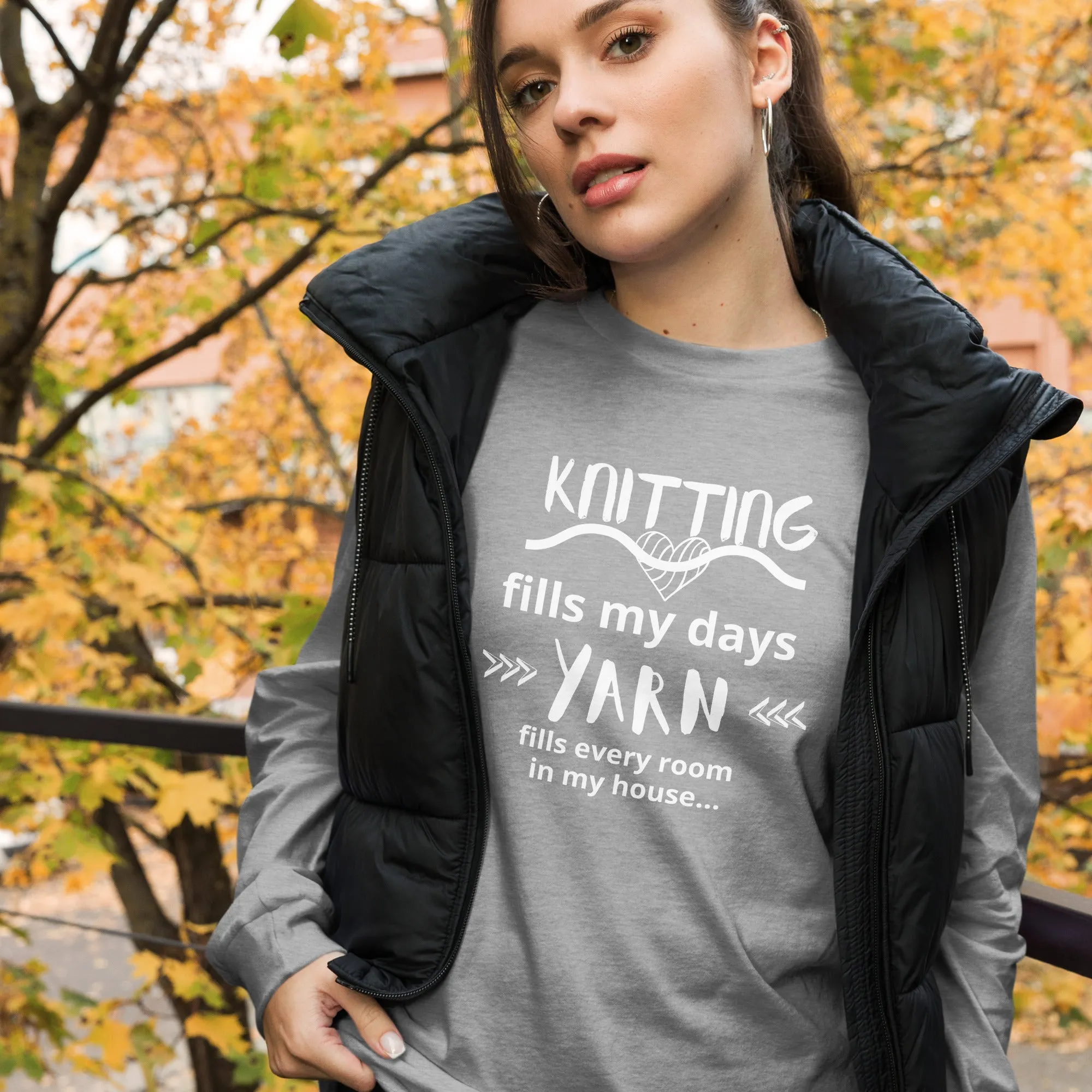NEW! Knitting fills my days.....