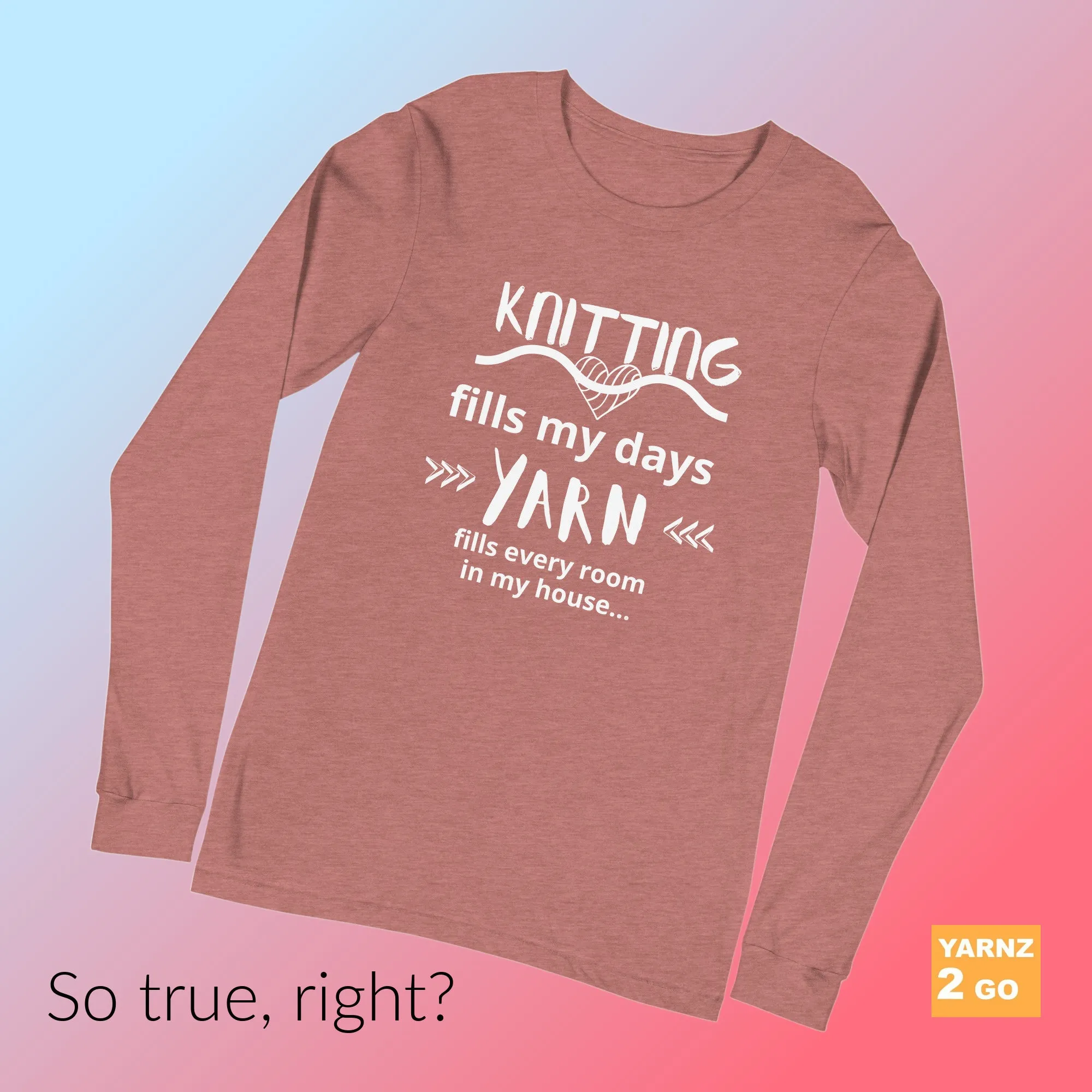 NEW! Knitting fills my days.....