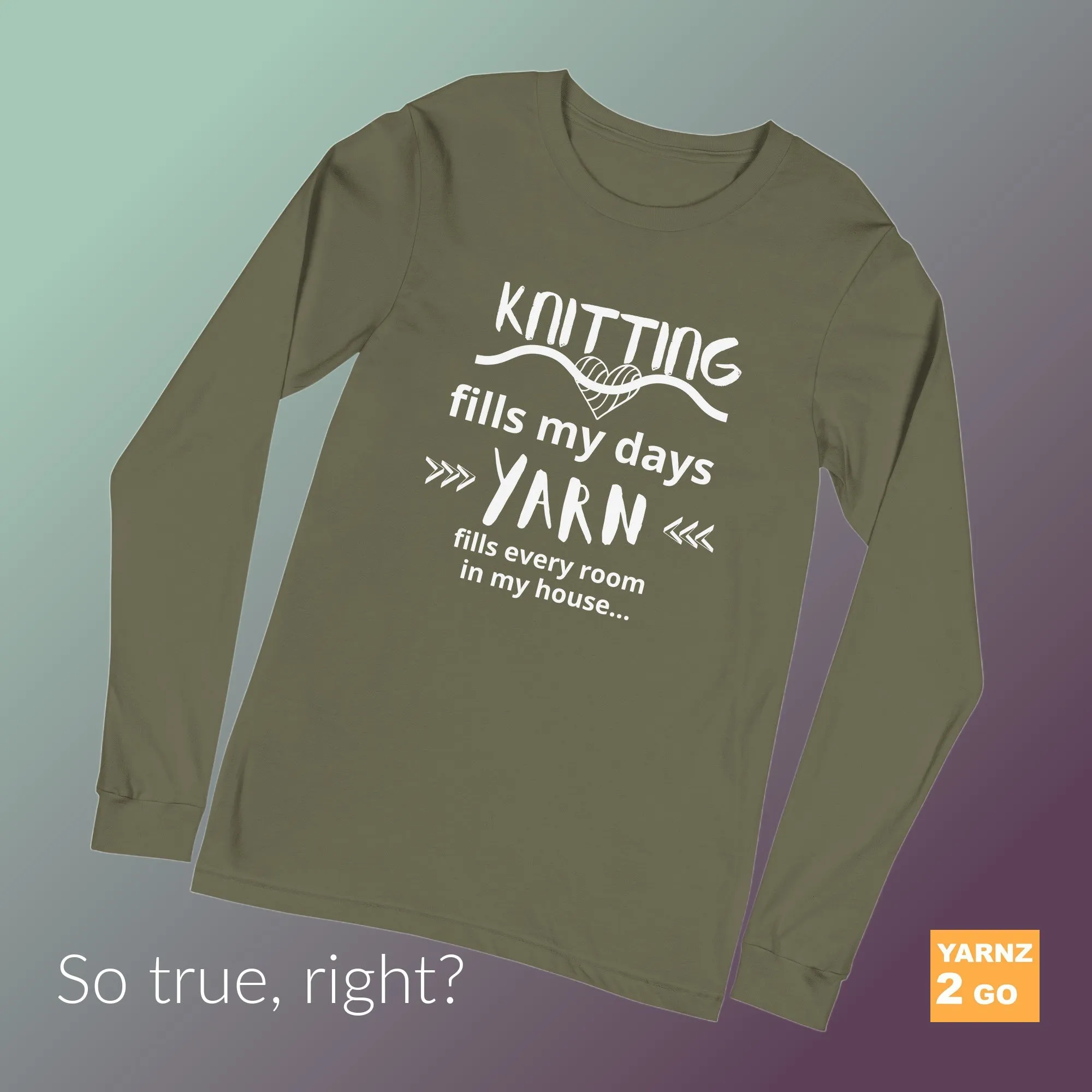 NEW! Knitting fills my days.....