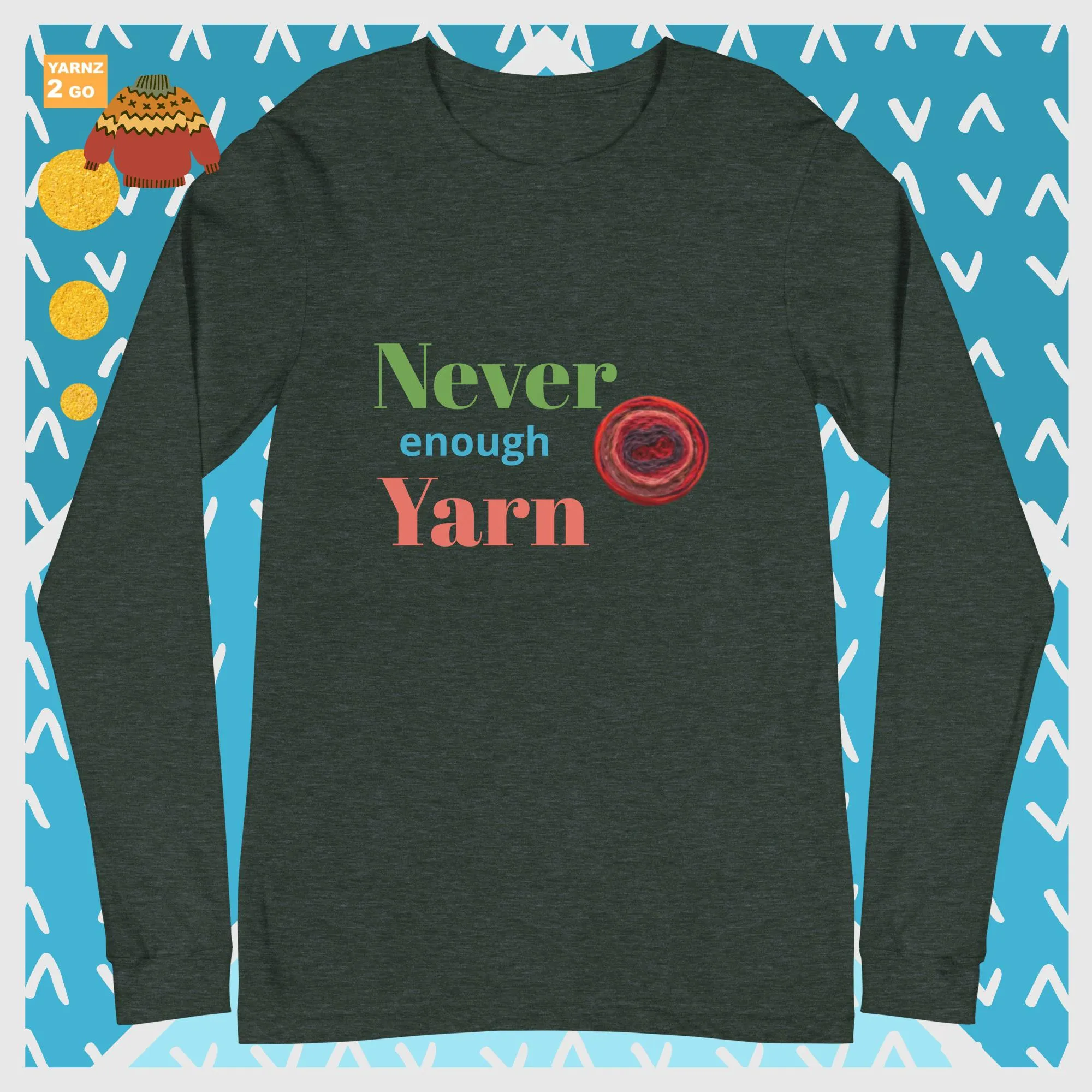 NEW! Never enough yarn tee
