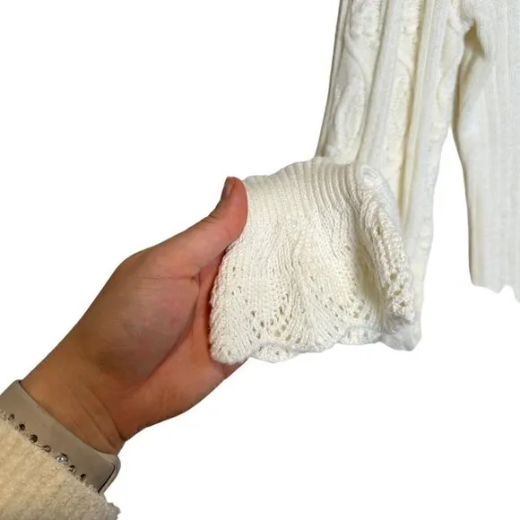 NEW PAIGE Europa Ribbed Sweater Size L
