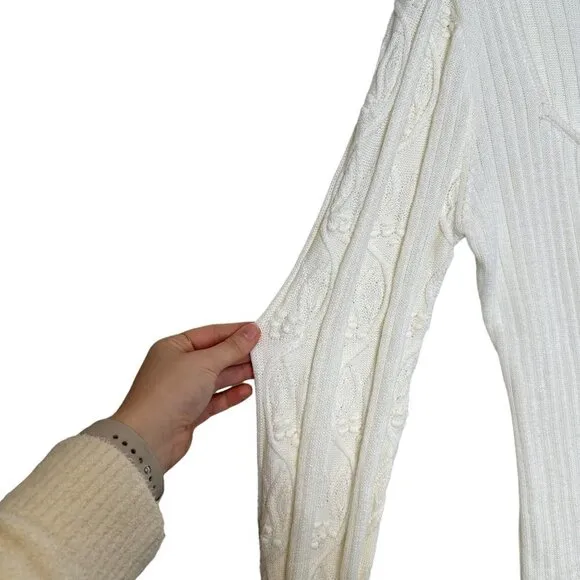 NEW PAIGE Europa Ribbed Sweater Size L