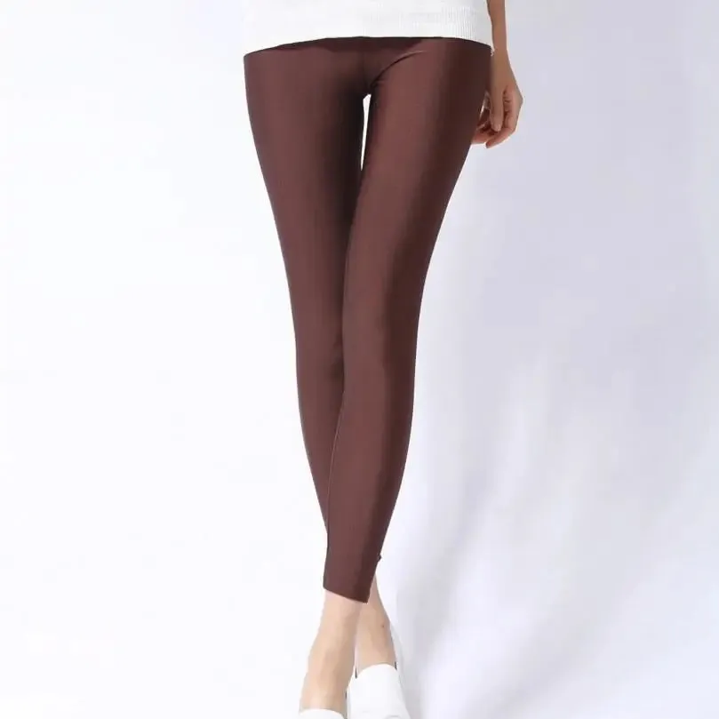 New Solid Candy Neon Womens Leggings Pants   Plus Sizes