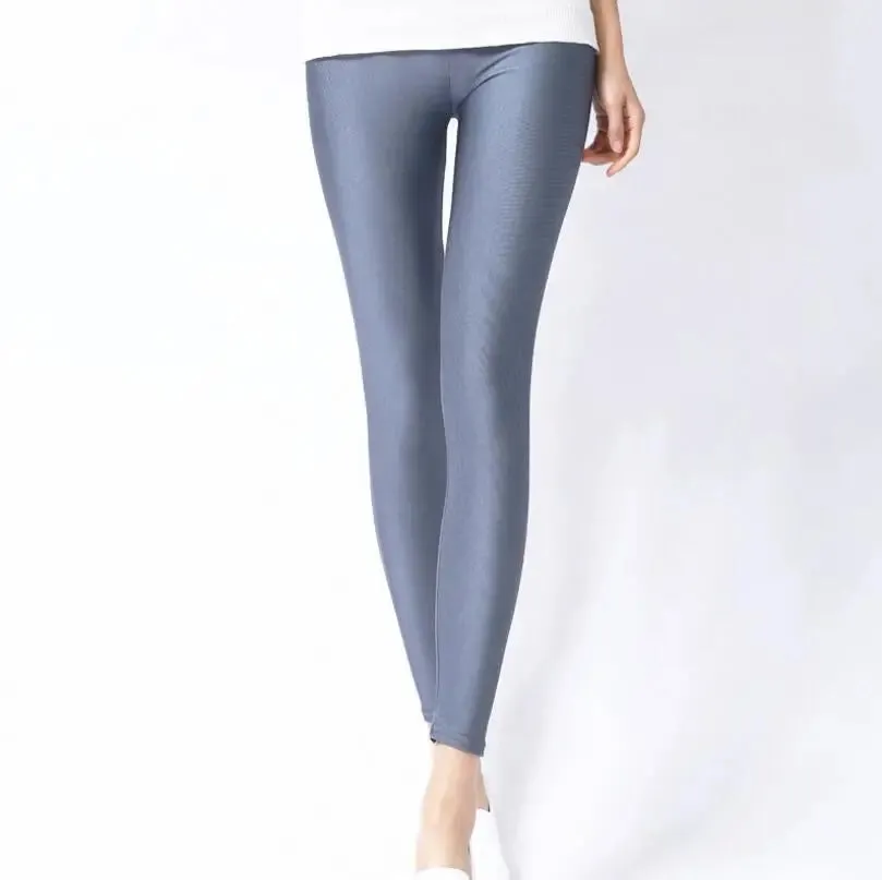 New Solid Candy Neon Womens Leggings Pants   Plus Sizes