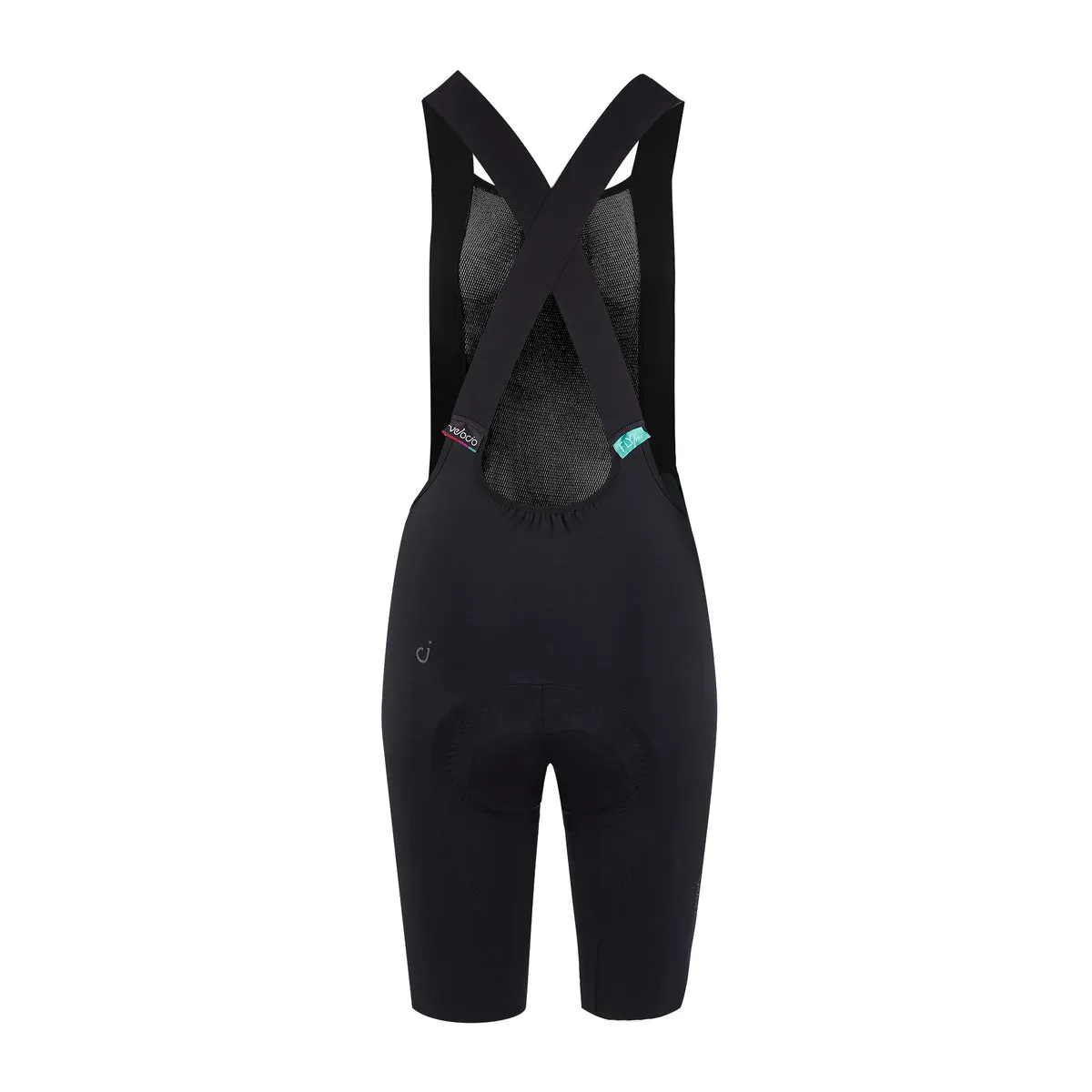 NEW VELOCIO LUXE FLYFREE HEMFREE WOMENS BIB SHORT