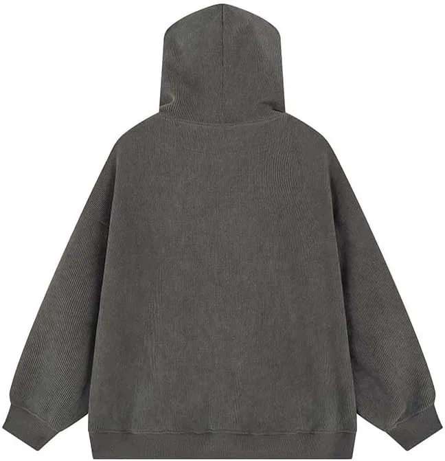 NEW Women's Summedo Women Y2K Grey Star Graphic Hoodie Vintage Grunge Jacket Harajuku Zip Up Hooded Sweatshirt Goth Clothing Emo Alt Clothes - Size L