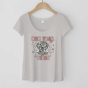 New Year Vibes - Women’s Flex Scoop Neck Tee