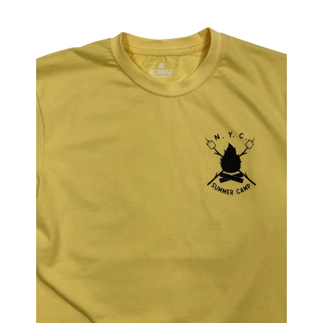 New York City Summer Camp T Shirt - Lemon
