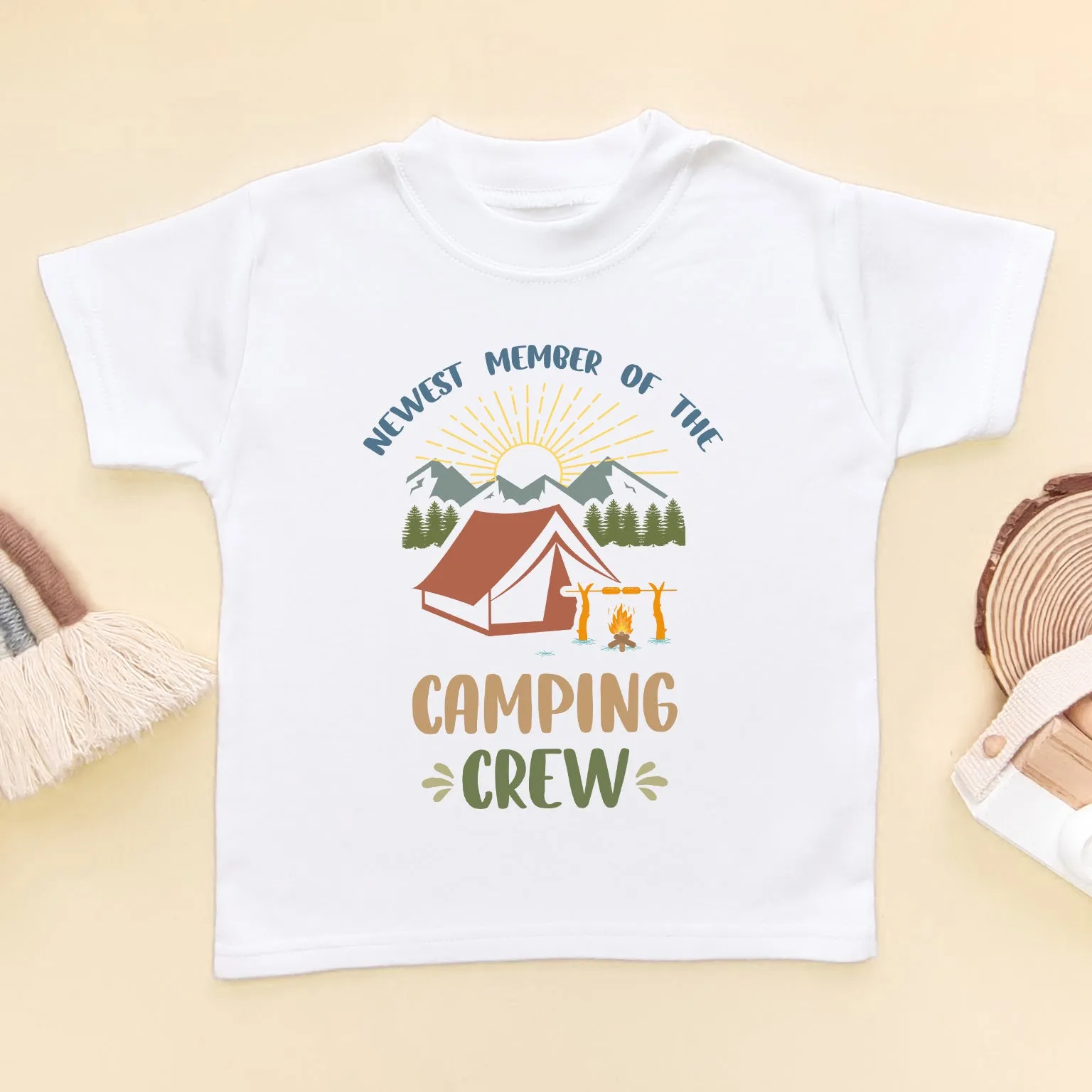 Newest Member Of The Camping Crew T Shirt