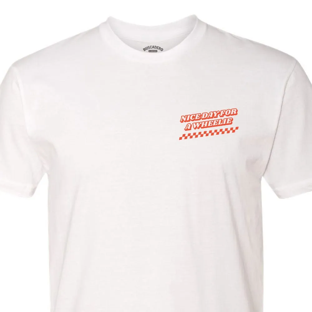 'Nice day for a Wheelie' Short Sleeve T shirt