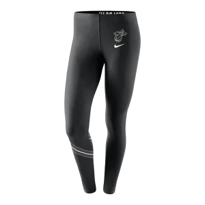 Nike Miami HEAT Ladies Black & White Leg-A-See Pants