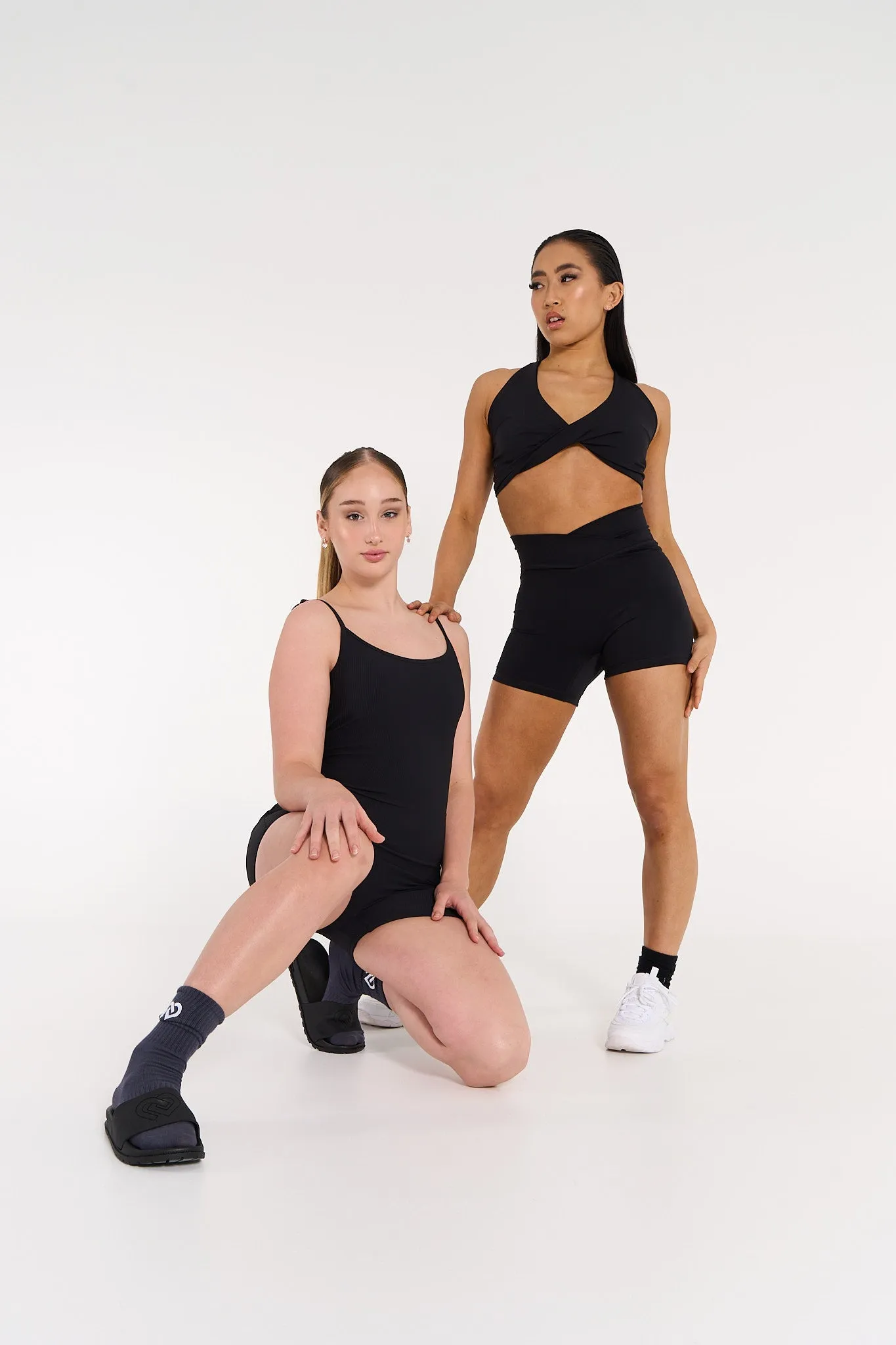 Noir Black V Shorts