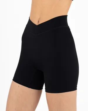 Noir Black V Shorts