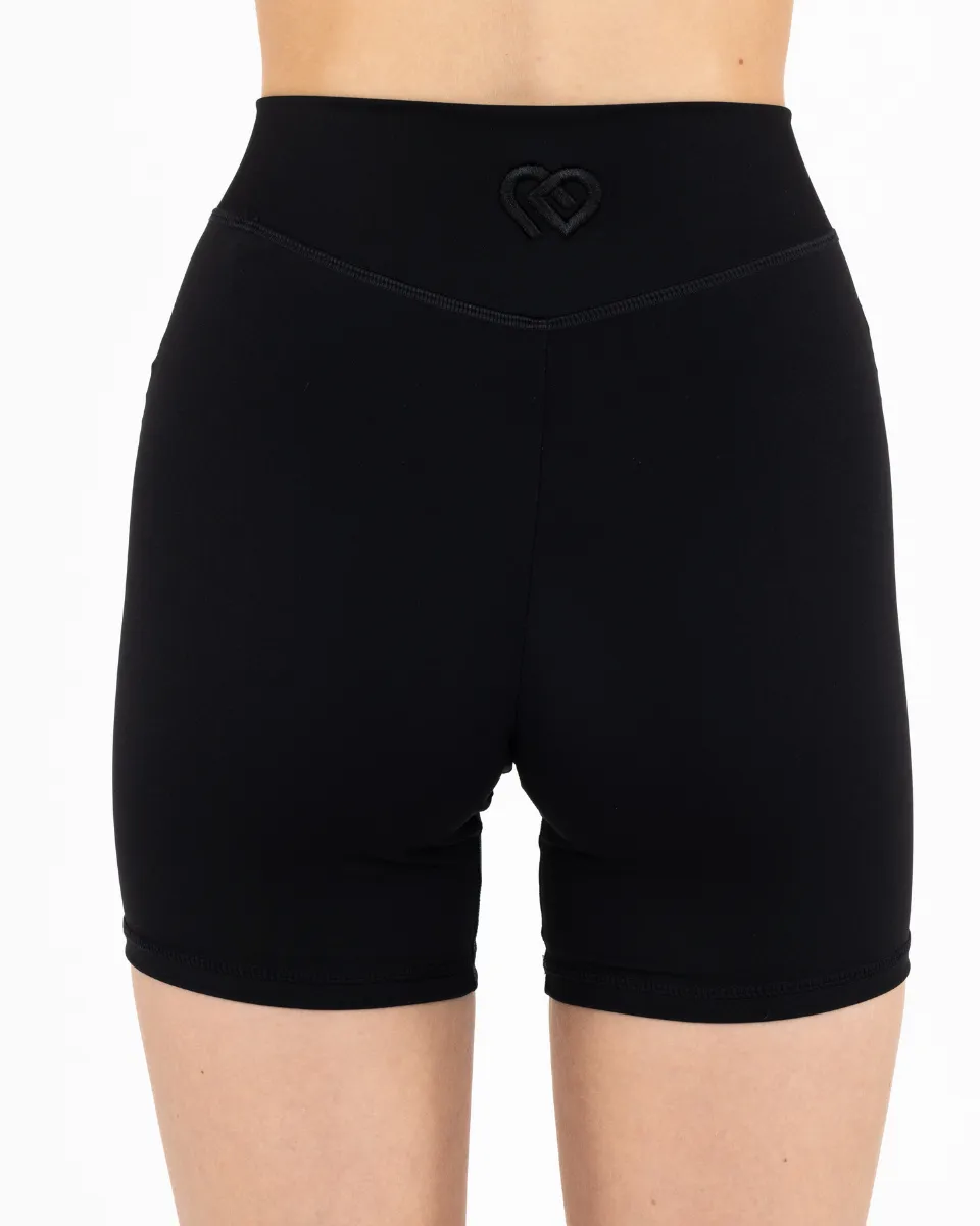Noir Black V Shorts