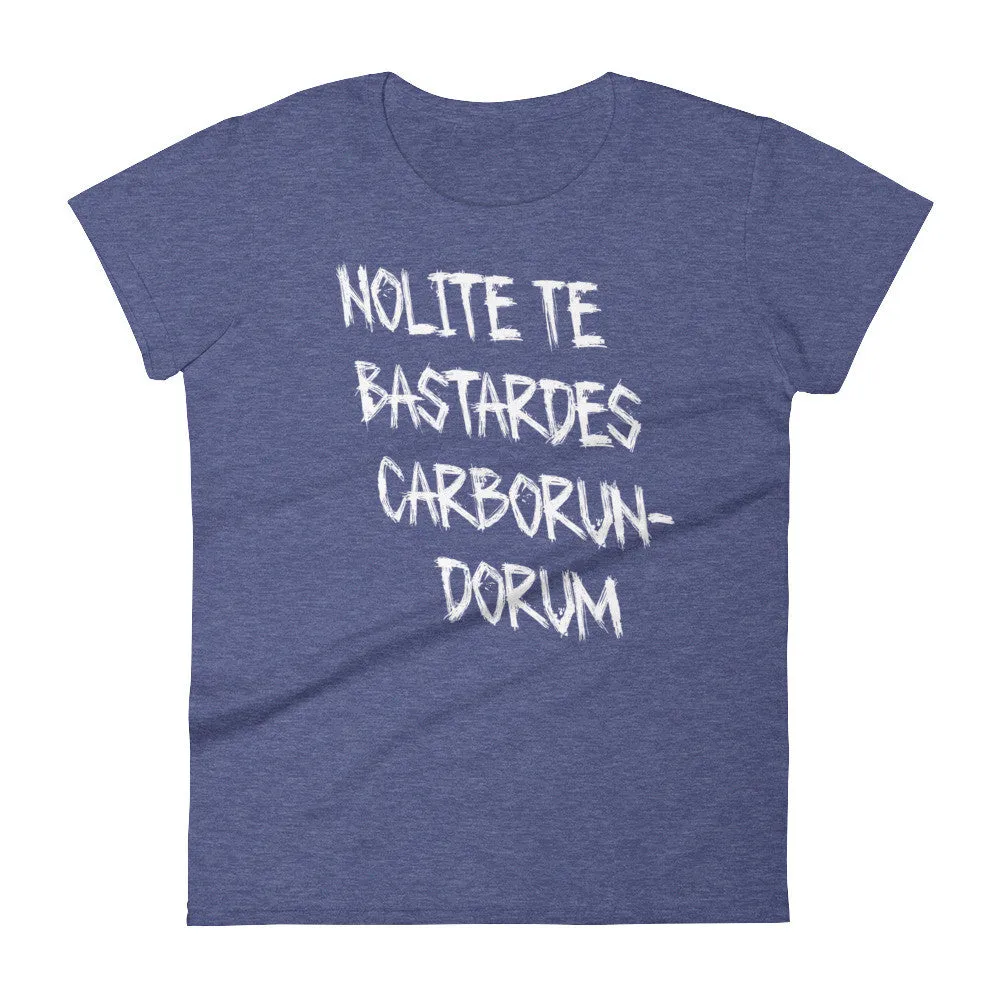 Nolite Te Bastardes Fitted short sleeve t-shirt