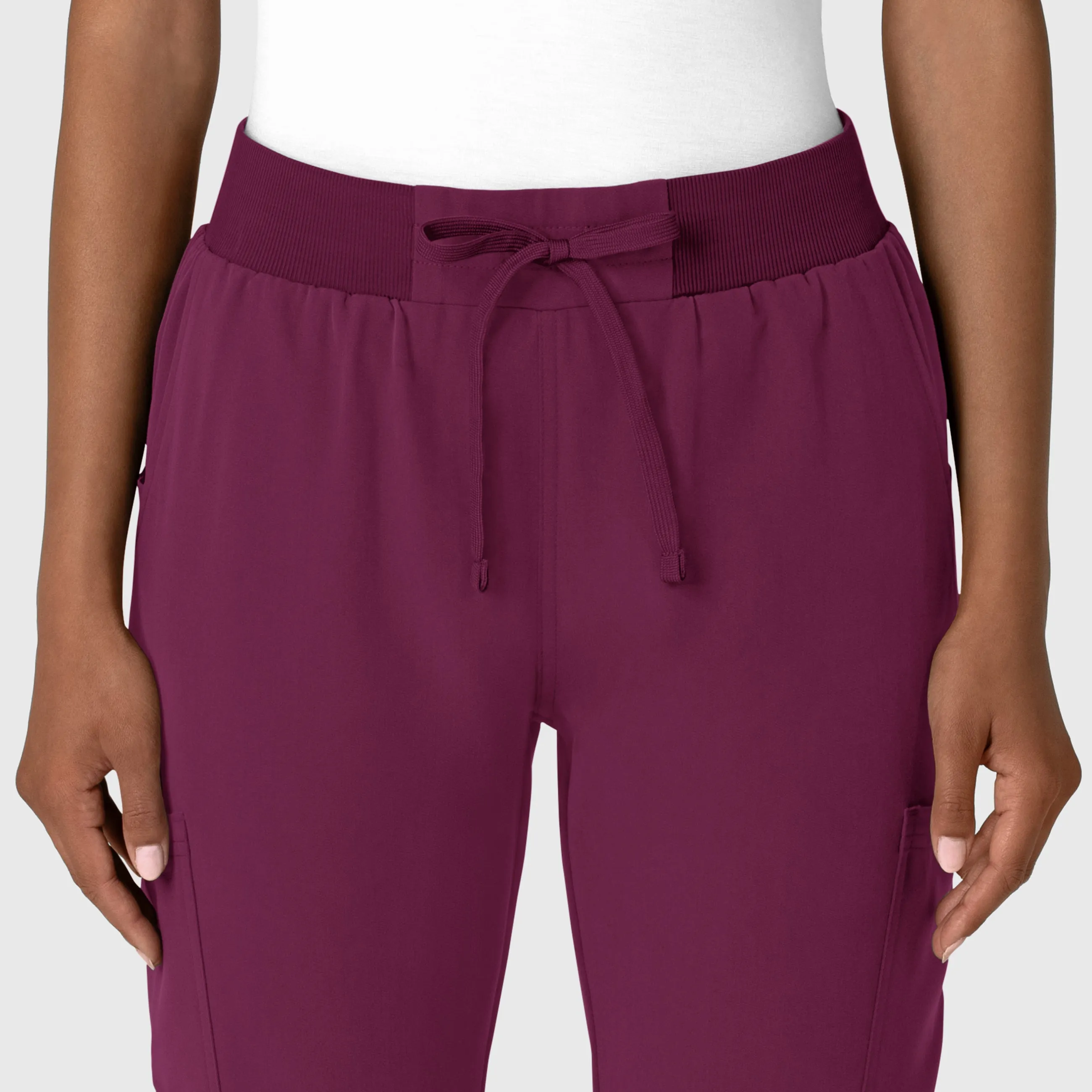 Nova 5132 Jogger Utility Scrub Pants Wine