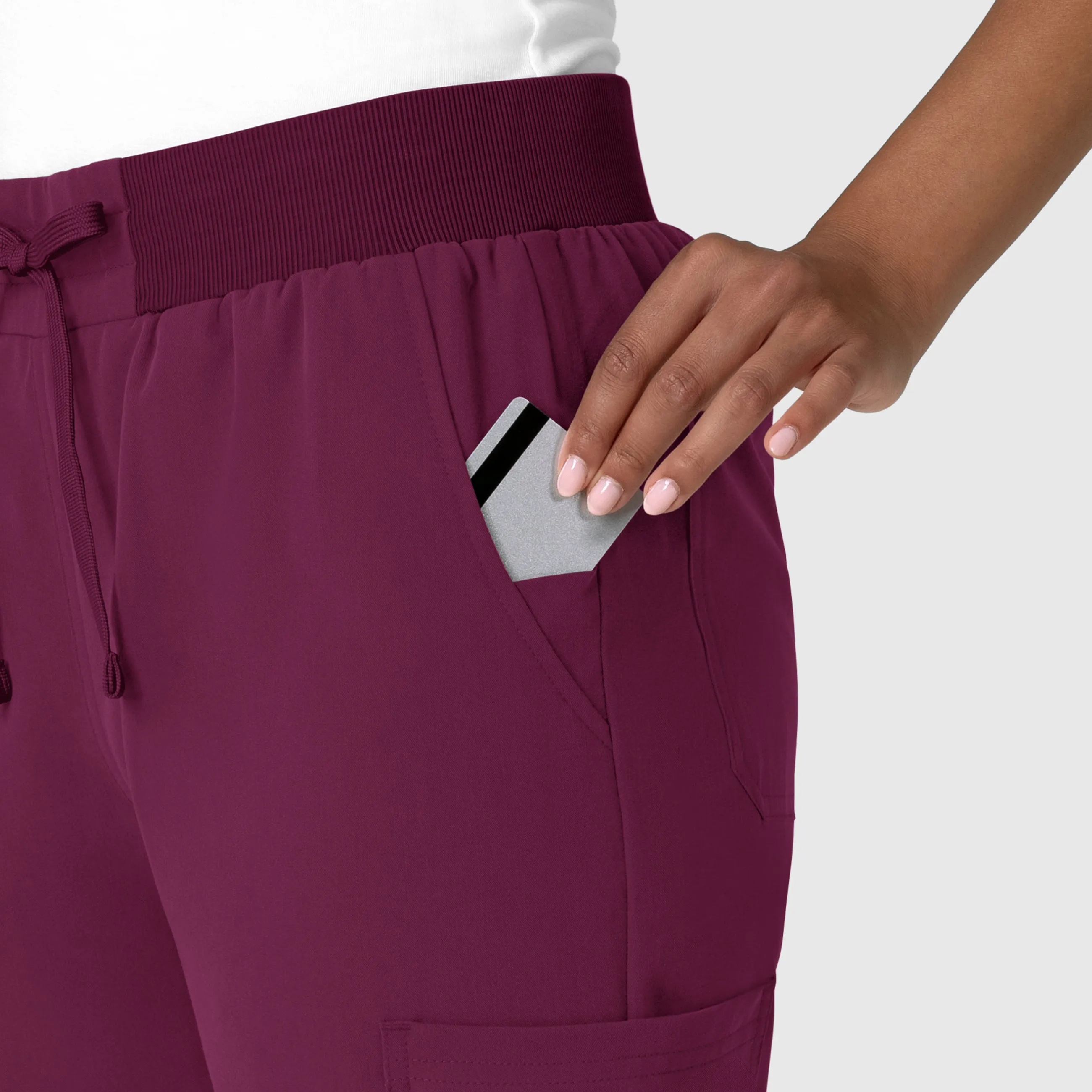 Nova 5132 Jogger Utility Scrub Pants Wine