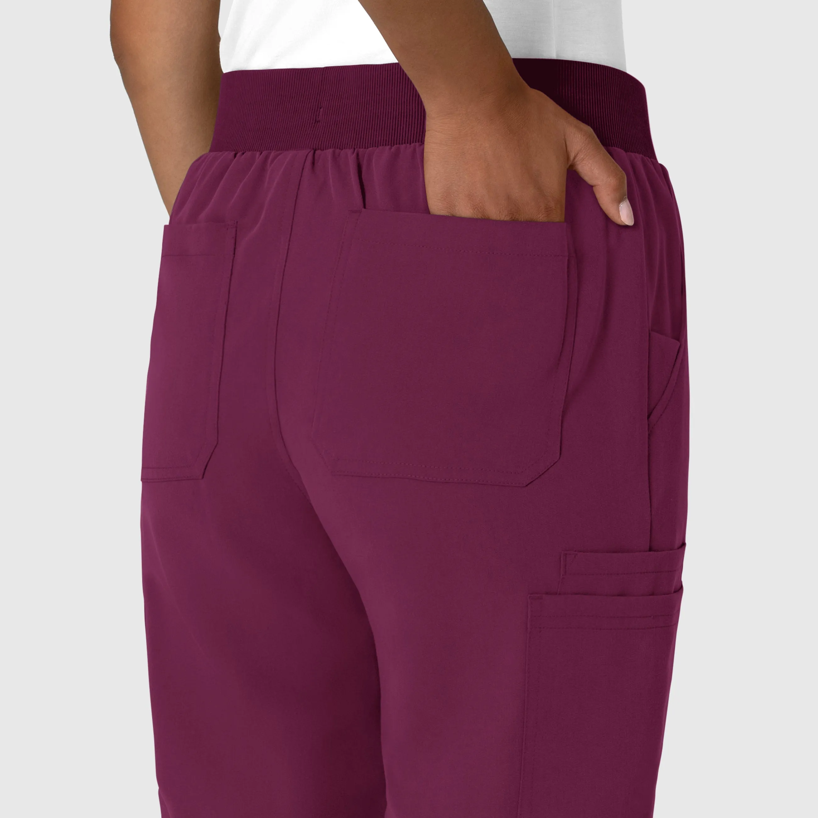 Nova 5132 Jogger Utility Scrub Pants Wine