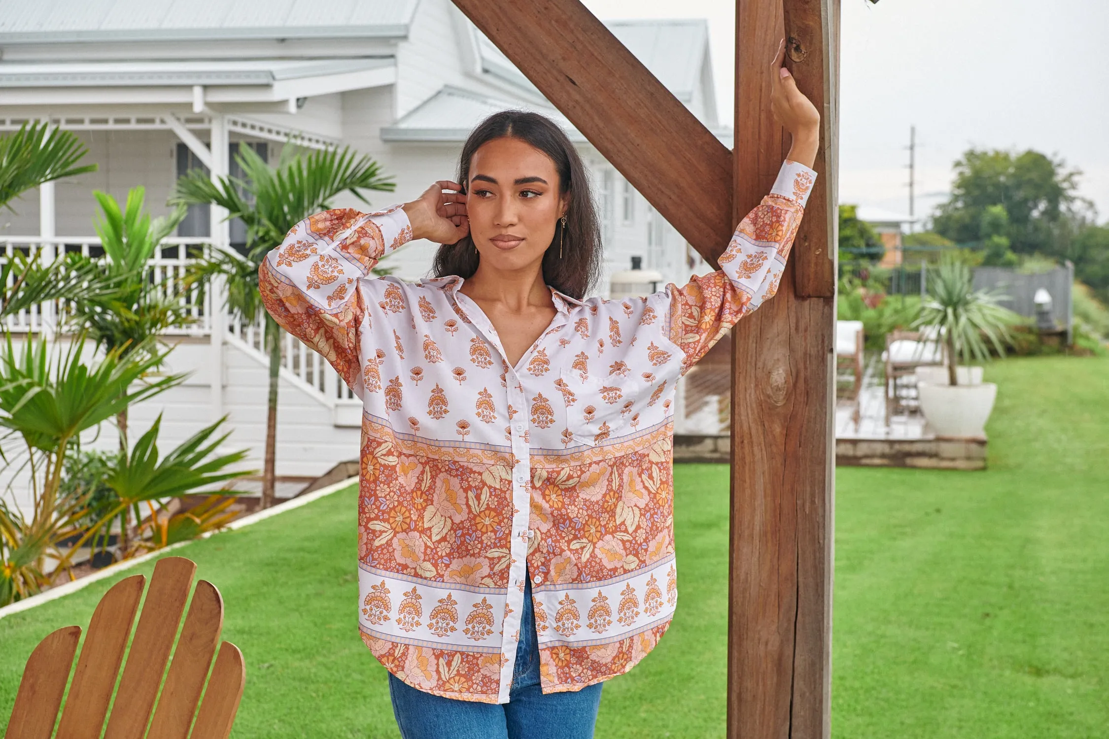 Novella Shirt - Auburn