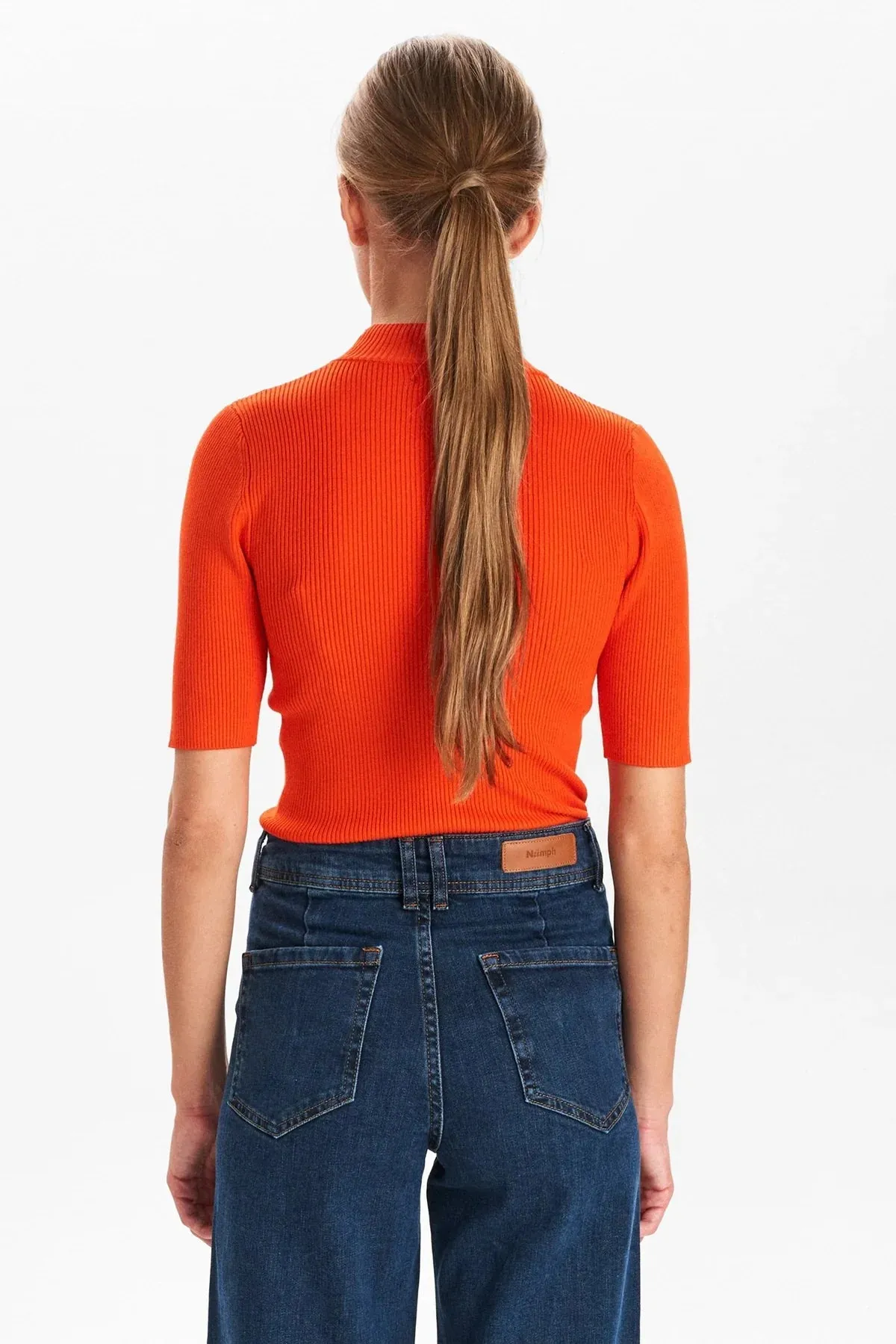 NUBIA SS PULLOVER in Cherry Tomato